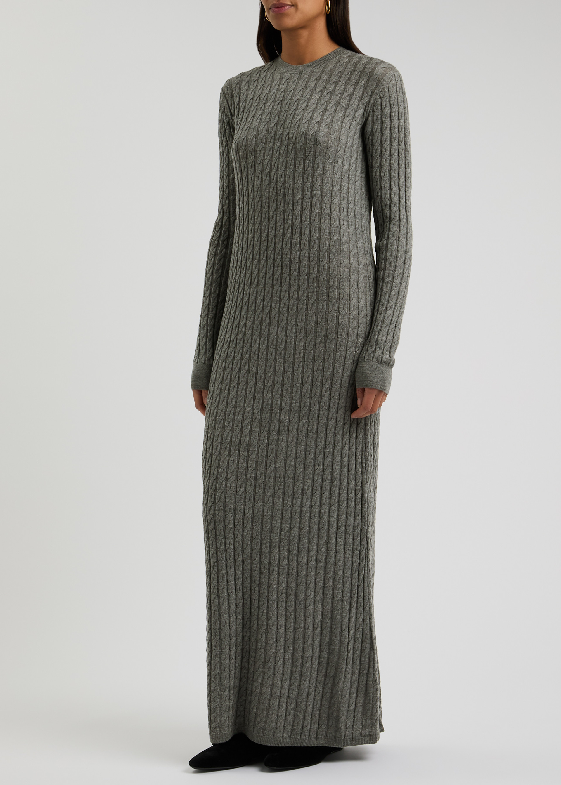 An image of Toteme&#039;s knit dress.