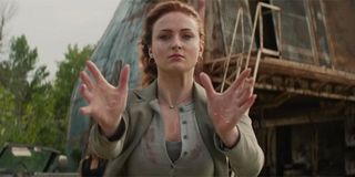 Dark Phoenix Jean Grey offering her hand as power crackles through her