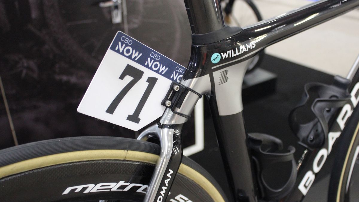 The rear brake location results in a clean and aero rear end