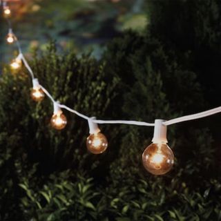 white outdoor string lights