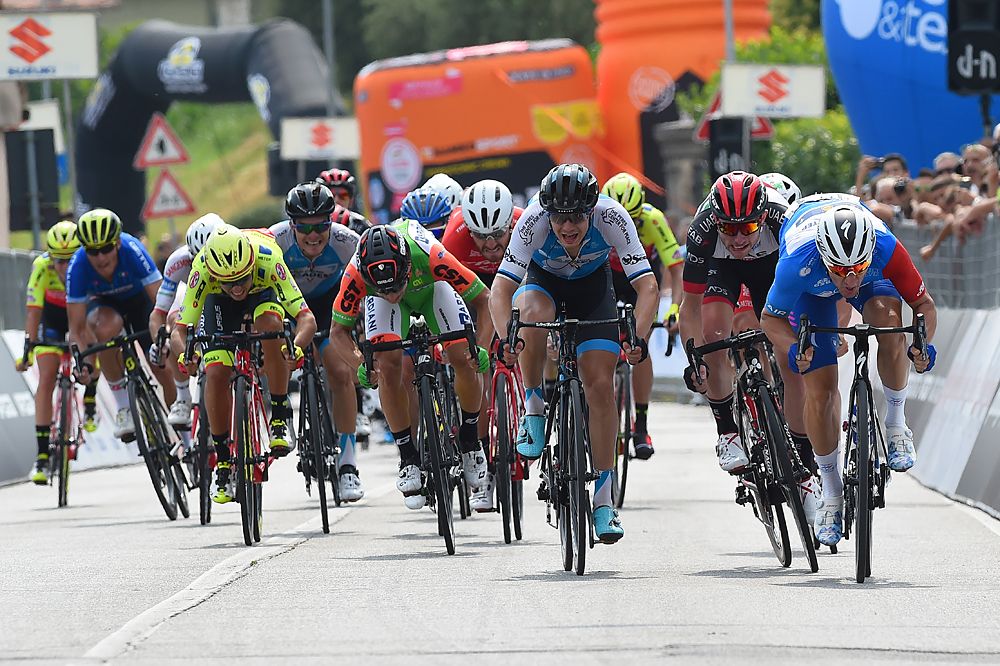 Elia Viviani sprints to victory in stage 2 at Adriatica Ionica Race