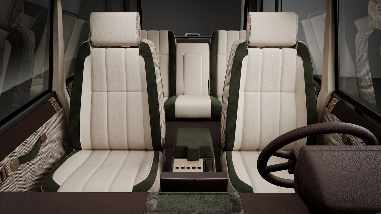 A typical bespoke configuration for the Range Rover Classic