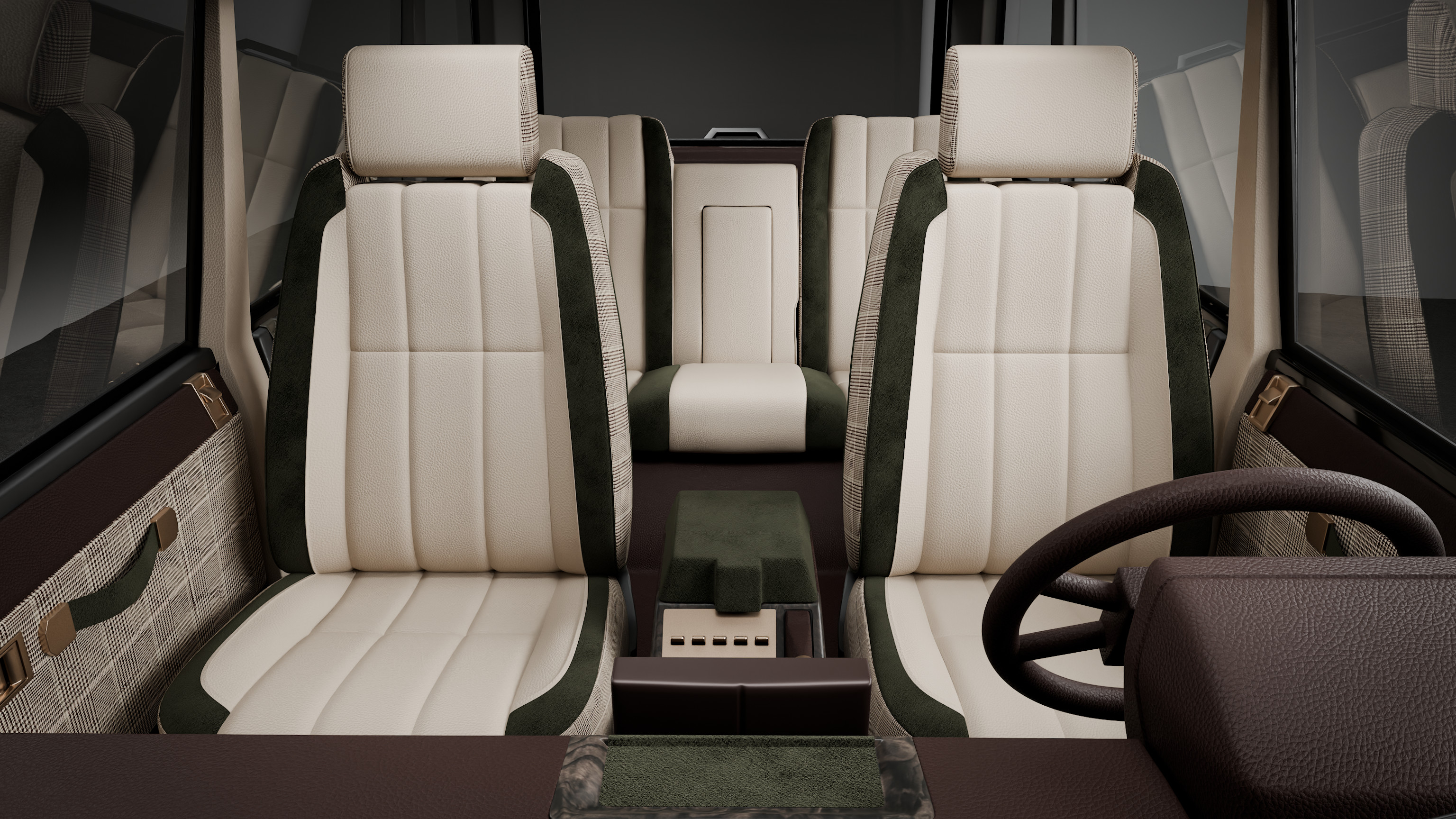 A typical bespoke configuration for the Range Rover Classic