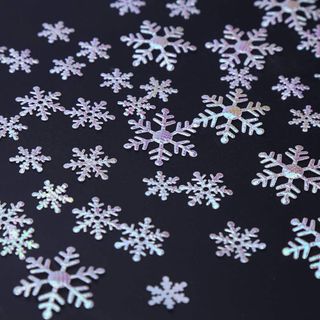 Snowflakes crafting confetti from Amazon 