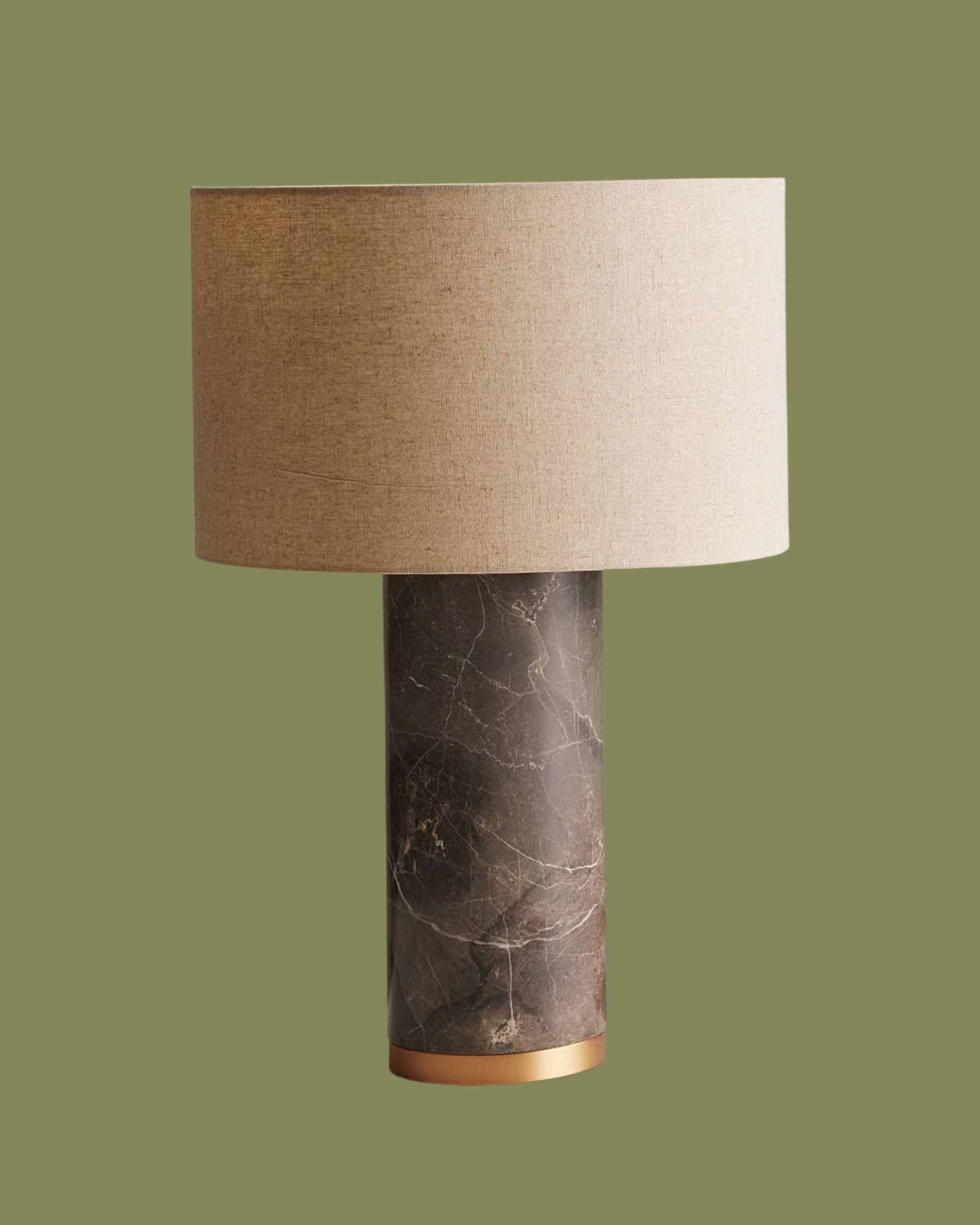 Soho Home, Remi Stone Table Lamp, Brown