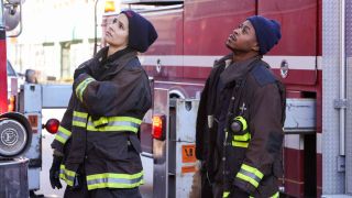 Kidd and Ritter in Chicago Fire Season 12