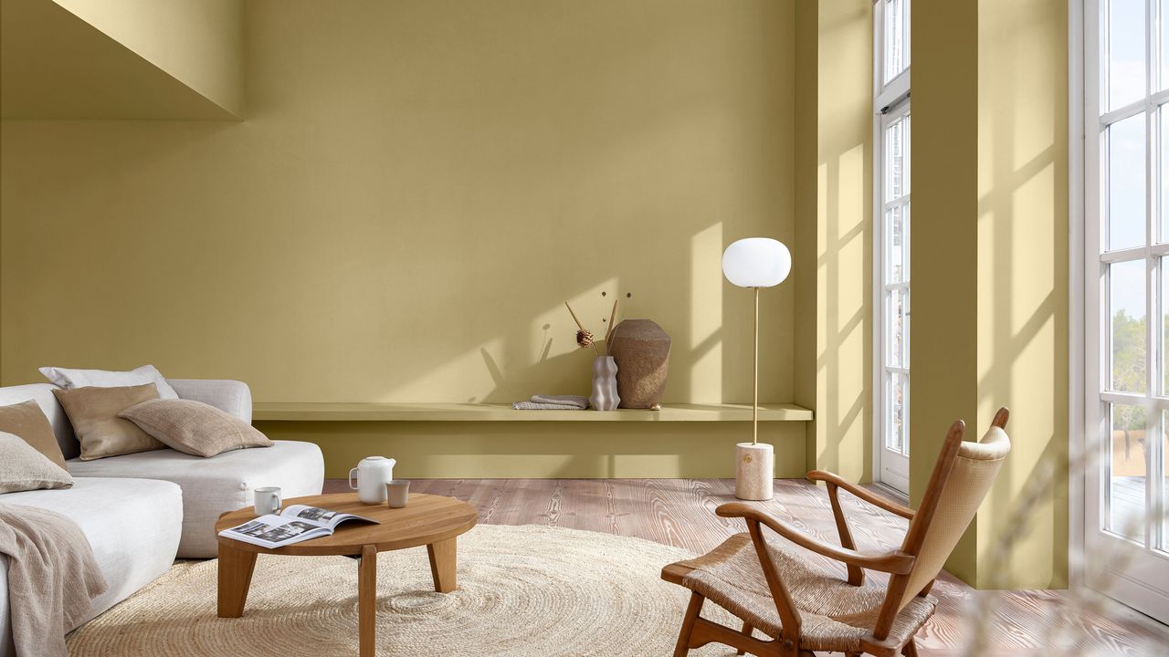 Dulux Colour of the Year 2023 used in a living room