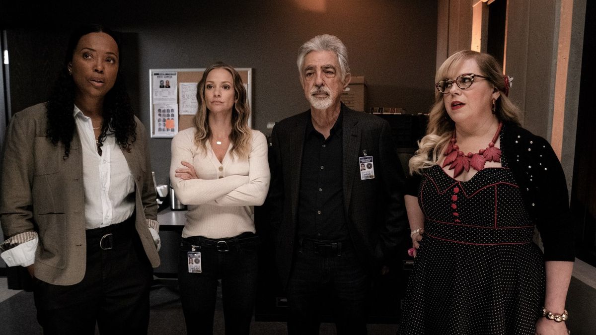 Lewis, JJ, Rossi and Garcia in Criminal Minds: Evolution