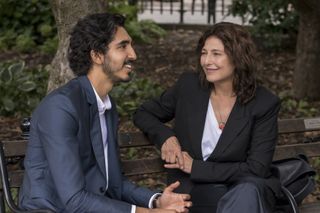 Pictured (L-R): Dev Patel (Joshua), Catherine Keener (Julie)