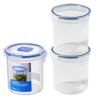 LocknLock Round Food Containers with Lids Set of 3, £9.99 at Amazon