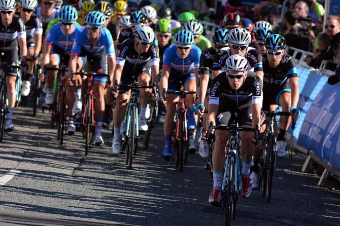 Omega Pharma-QuickStep put a rider on the front of the main field