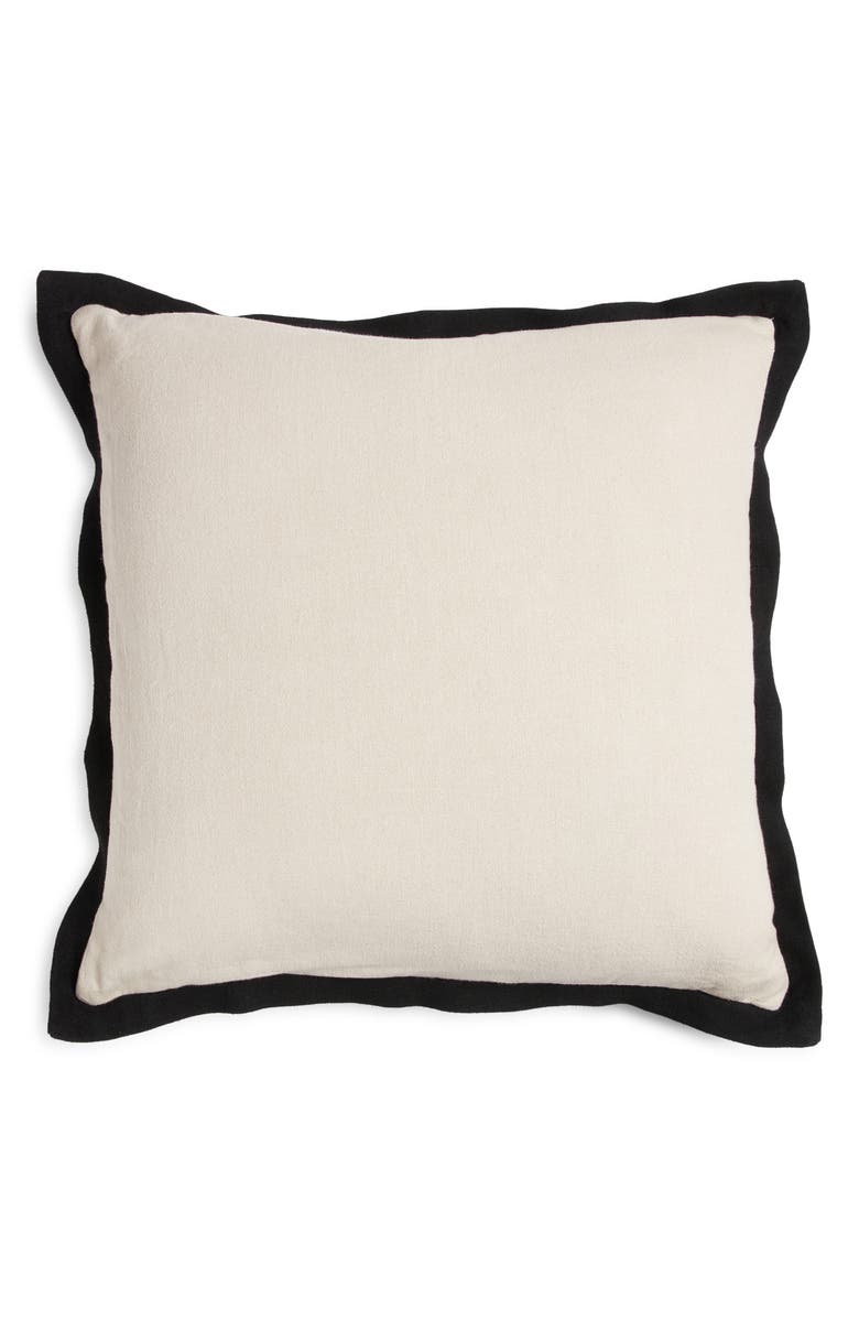 Ruffle Trim Accent Pillow