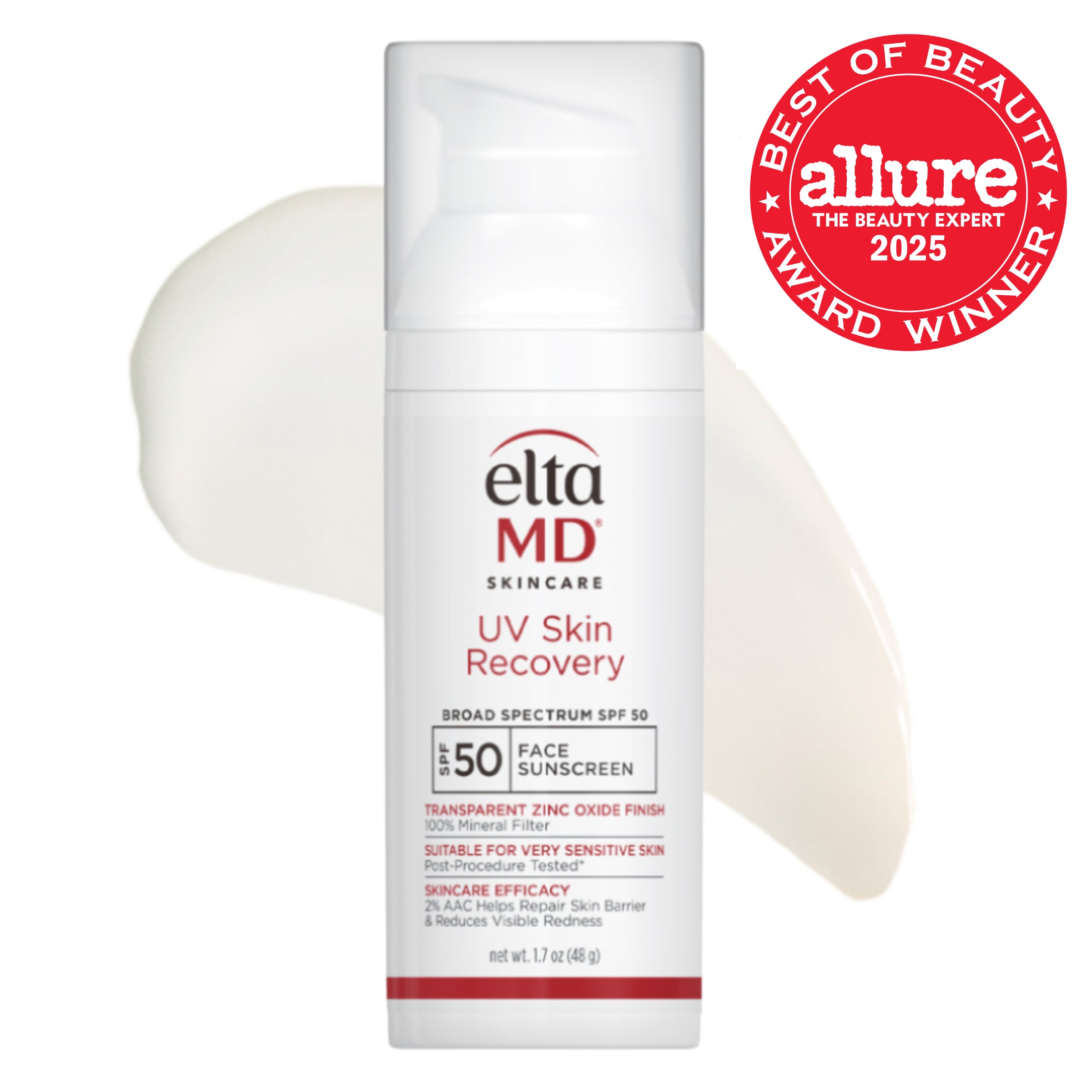 Eltamd Uv Skin Recovery Broad Spectrum Spf 50 Face Sunscreen