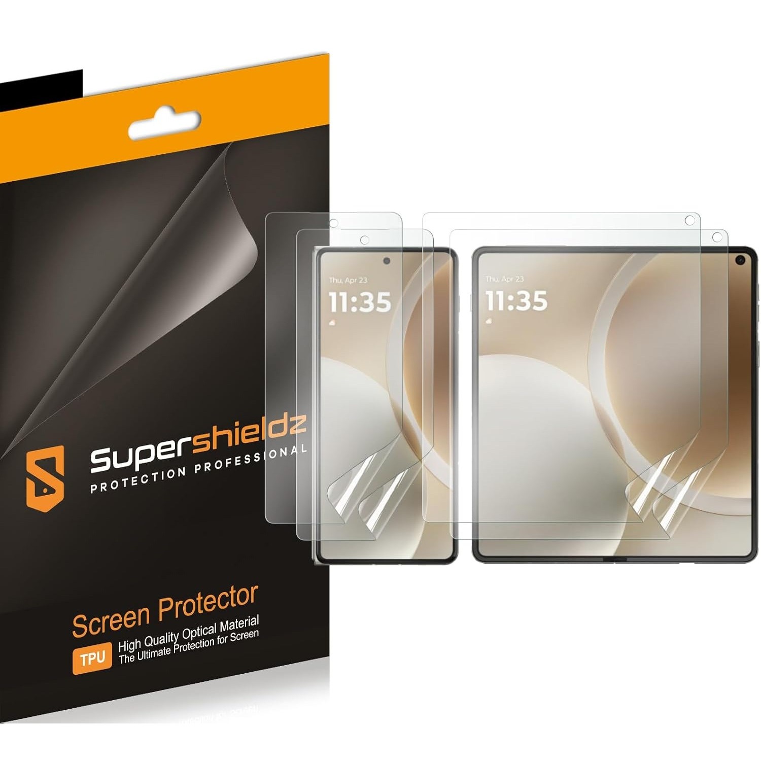 Supershieldz 2 Pack Motorola Razr Fold Screen Protector TPU
