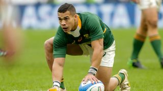 Cheslin Kolbe of South Africa during the ANS - Autumn Nations Series ahead of the Scotland vs South Africa live stream