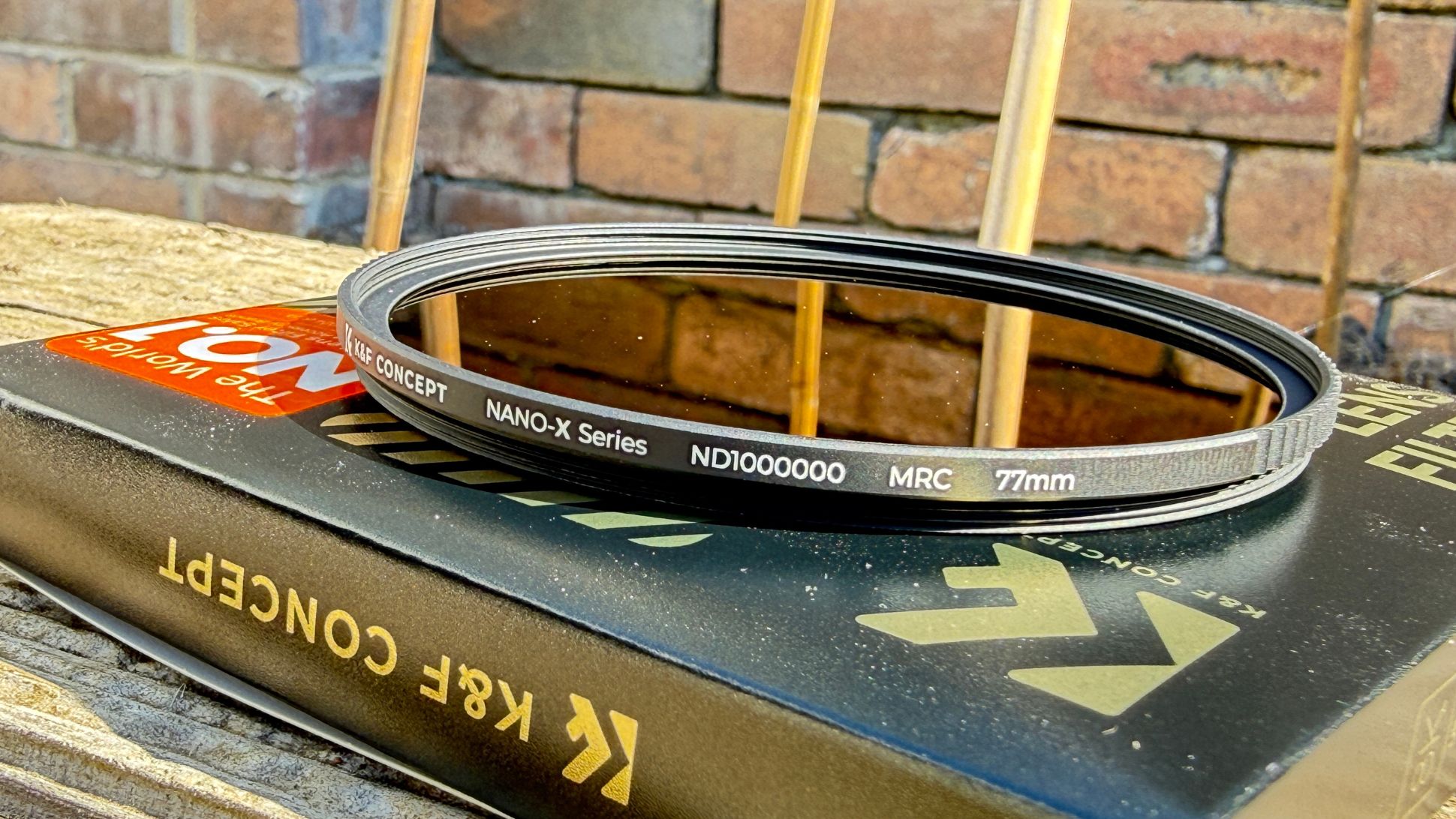 K&amp;amp;F Concept ND1000000 filter: Build quality is reassuringly tough.