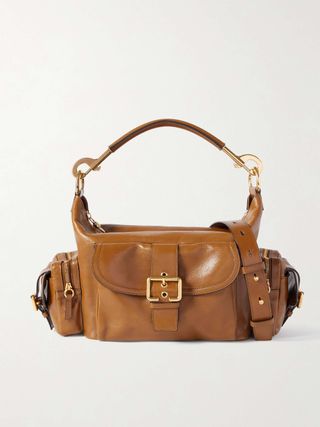 Camera Leather Shoulder Bag