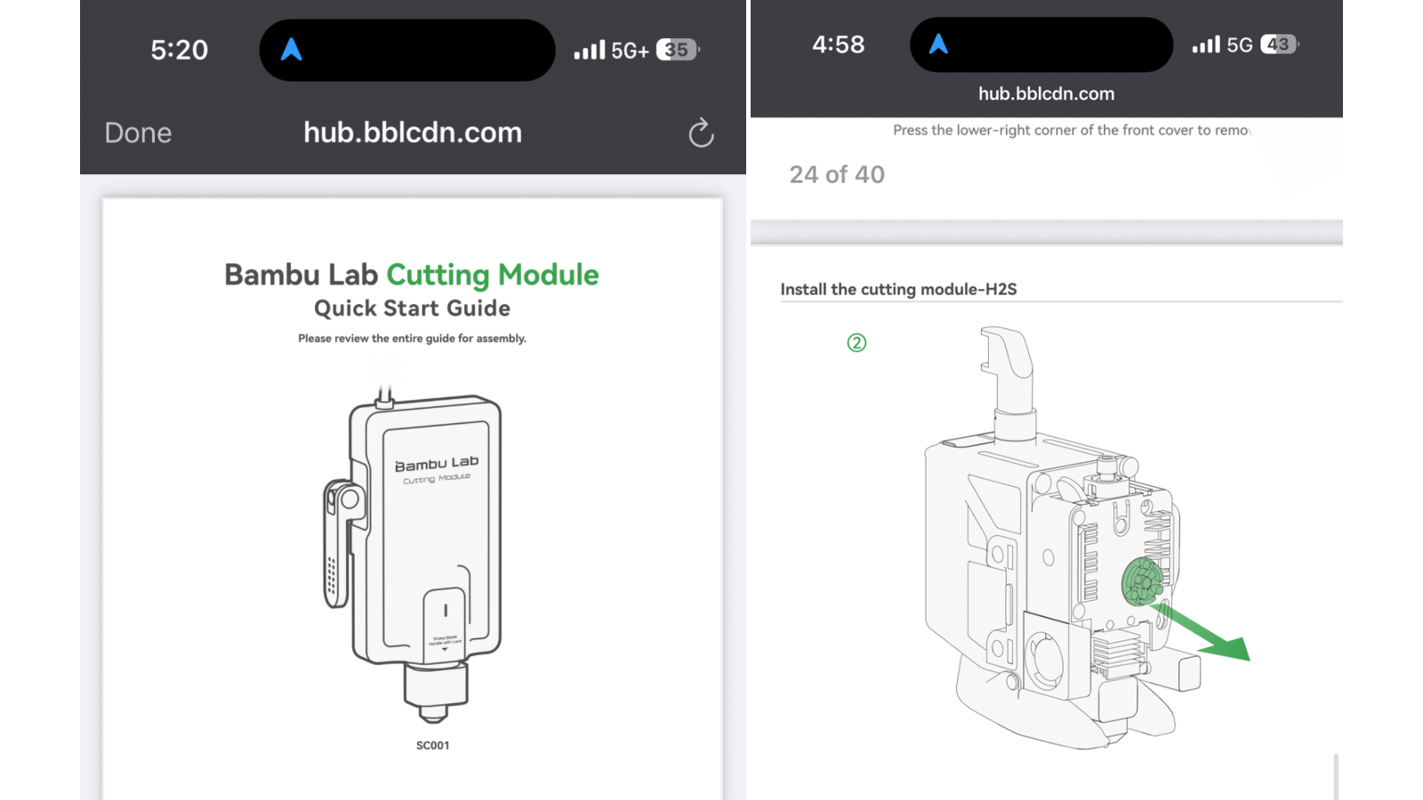 Bambu Lab H2S Leak