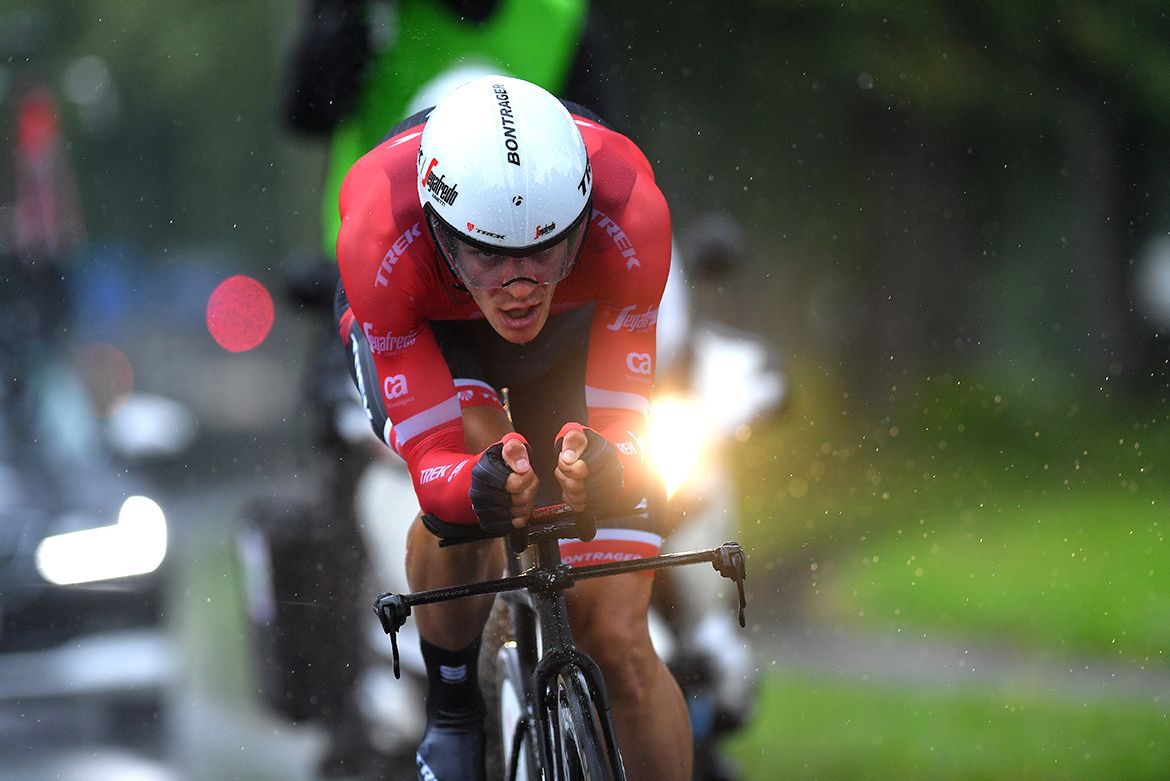 Trek's Jasper Stuyven puts in the effort