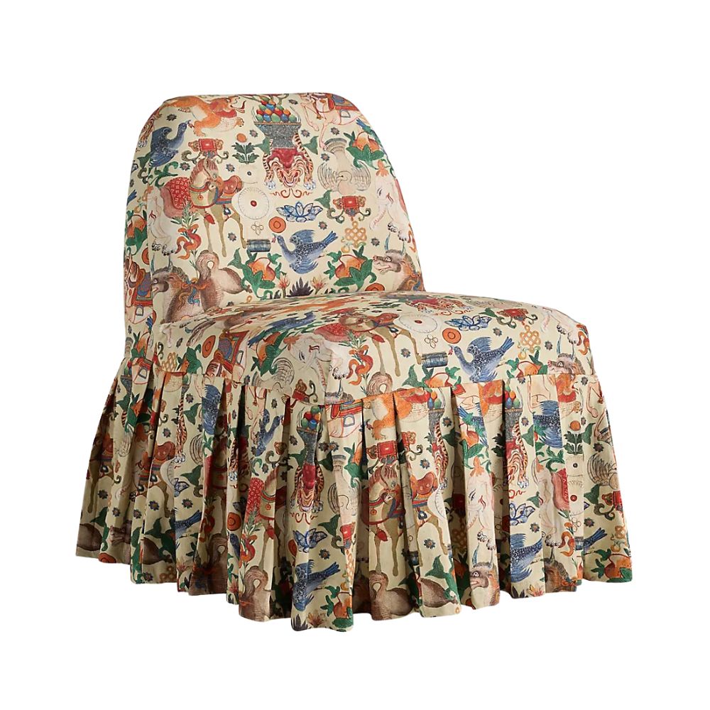 Amelia Woven Cotton Slipcover