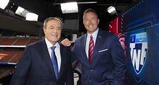 Thursday Night Football announcers Al Michaels and Kirk Herbstreit