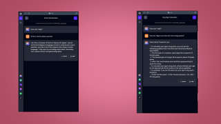 Screenshots of Opera One TASKBAR