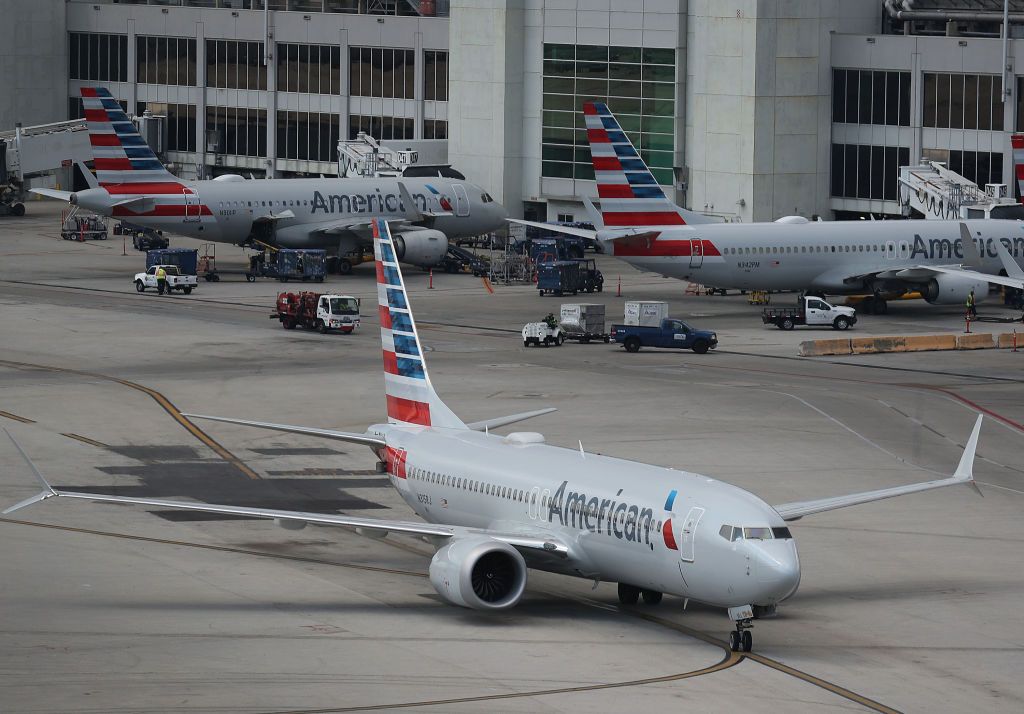 Boeing 737 Max Airplane.