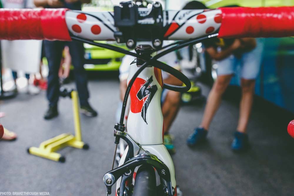 The short head tube due to Majka size