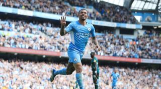 Gabriel Jesus scored four goals for Manchester City in their 5-1 win over Watford