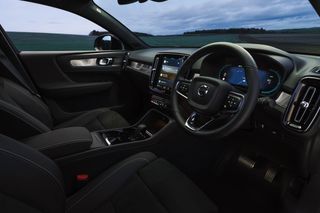 Volvo electric car interior