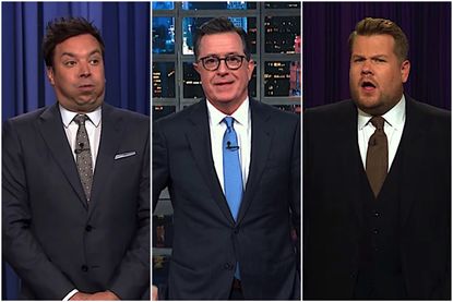 Late night hosts mock Trump's wall flub