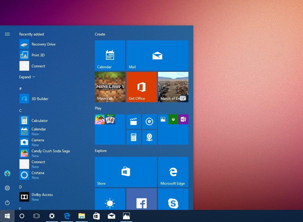 Виндовс 10 clean. Windows 10 Pro синий цвет.