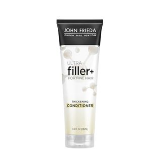 John Frieda Ultrafiller+ Thickening Conditioner for Fine Hair, Volumizing Conditioner, Biotin and Hyaluronic Acid Thickening Conditioner for Fine Hair, 8.3 Oz