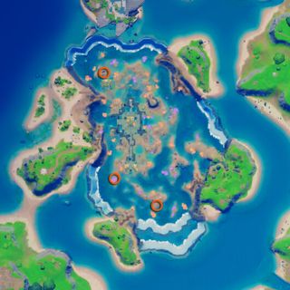 Fornite Coral Buddies signal locations map