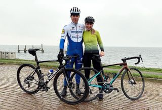 Fabio Jakobsen (Deceuninck-QuickStep) and his girlfriend Delore