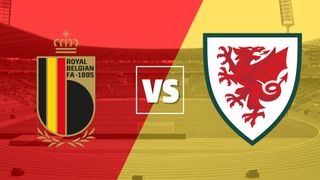 Belgium vs Wales crests for the Nations League 2022