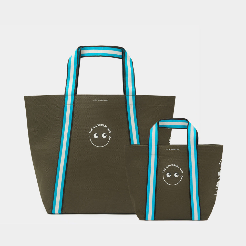 Anya Hindmarch Universal Bag - Set of 2 | Recycled Materials in Olive Green