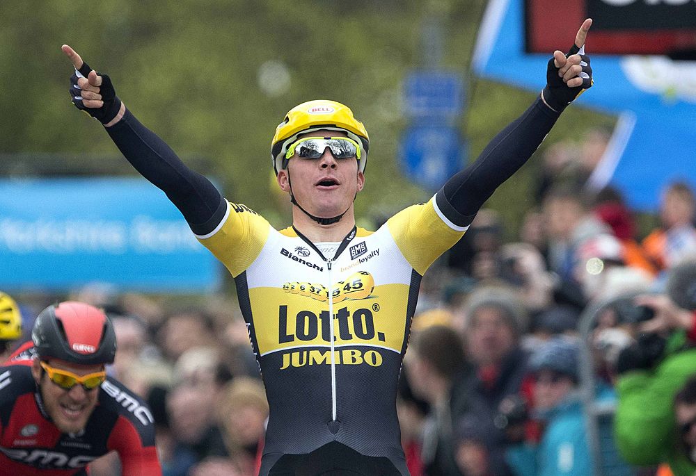 Moreno Hofland (LottoNL-Jumbo) stage 2 winner