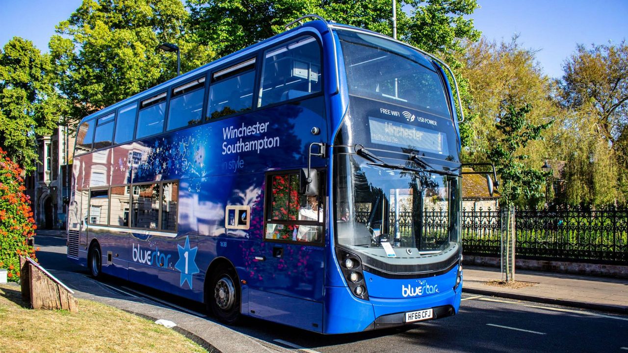 Bus, clean air, pollution