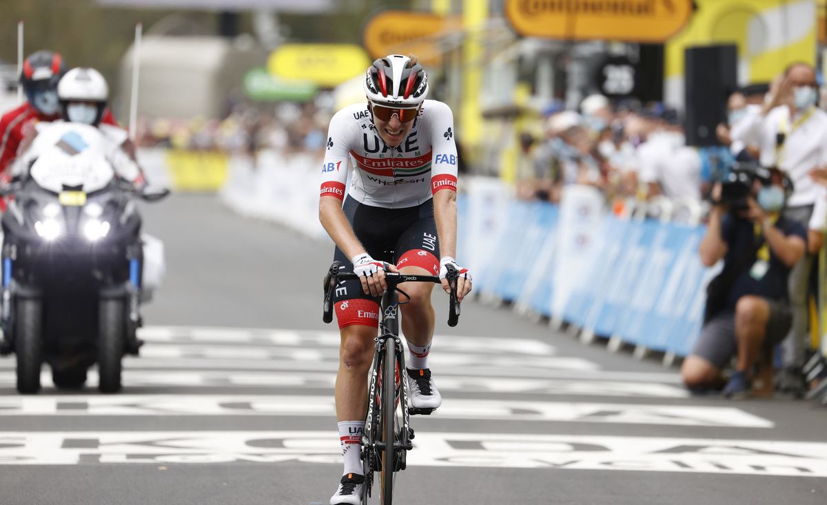 Tour de France 2020 - 107th Edition - 7th stage Cazeres - Loudenvielle 141 km - 05/09/2020 - Tadej Pogacar (SLO - UAE - Team Emirates) - photo POOL Sunada/BettiniPhoto&Acirc;&copy;2020