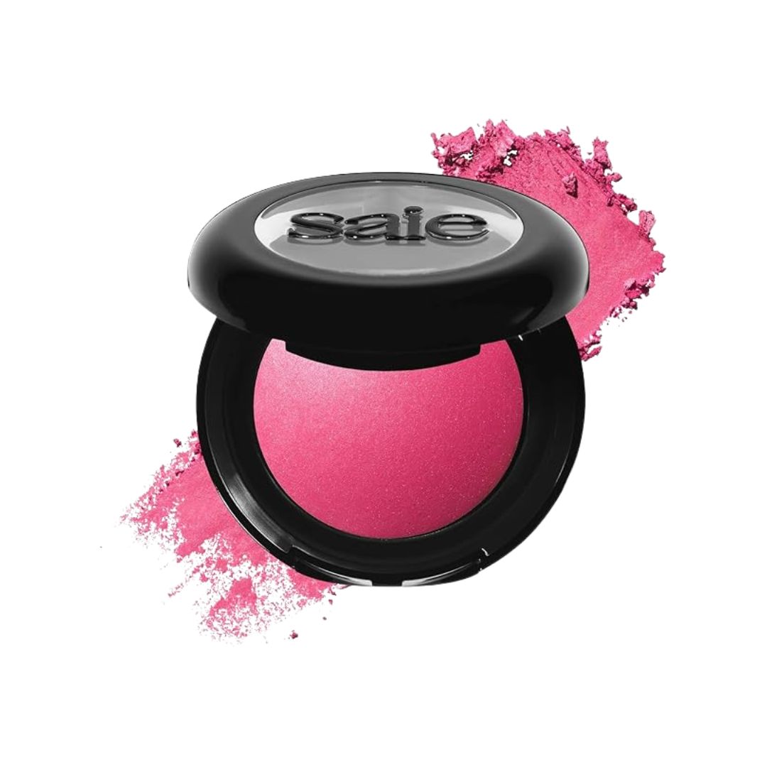 Saie Supersuede Radiant Blush Powder in Amore