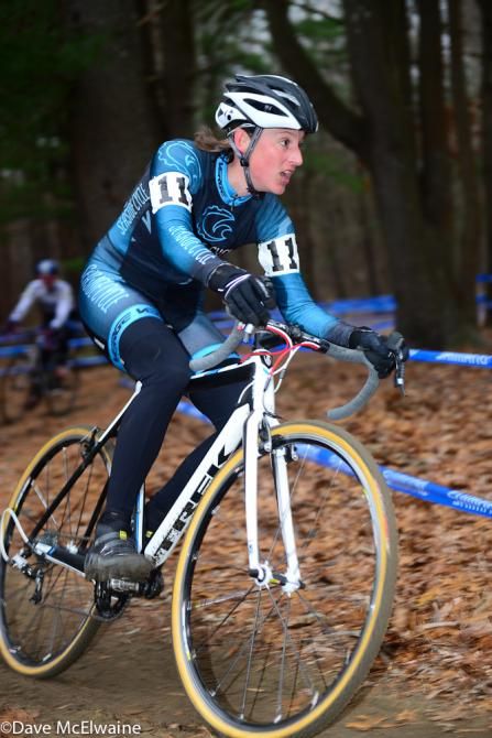Rebecca Wellons (Seaside Cycles) trying to make a comeback from a leg injury.