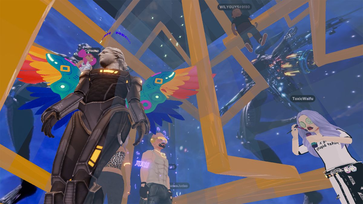 Digital art in the metaverse in Decentraland