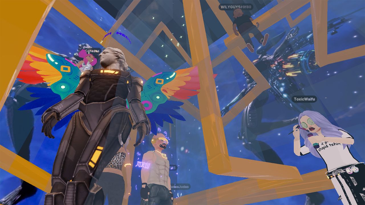 Digital art in the metaverse in Decentraland