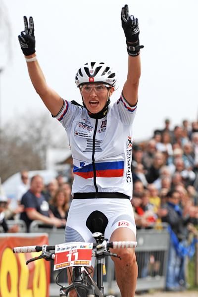 Slovenian Blaza Klemencic (Felt &Ouml;tztal X-Bionic World Cup Team) was happy with second.