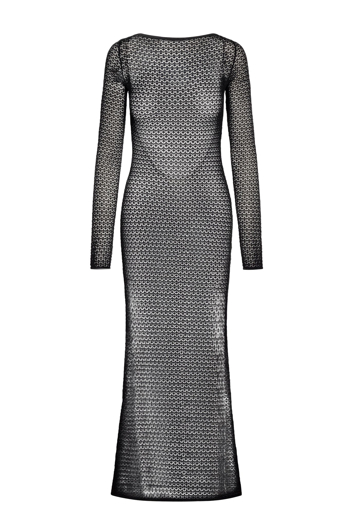Bodrum Dress - Black Lace Crochet - Black Lace Crochet / P