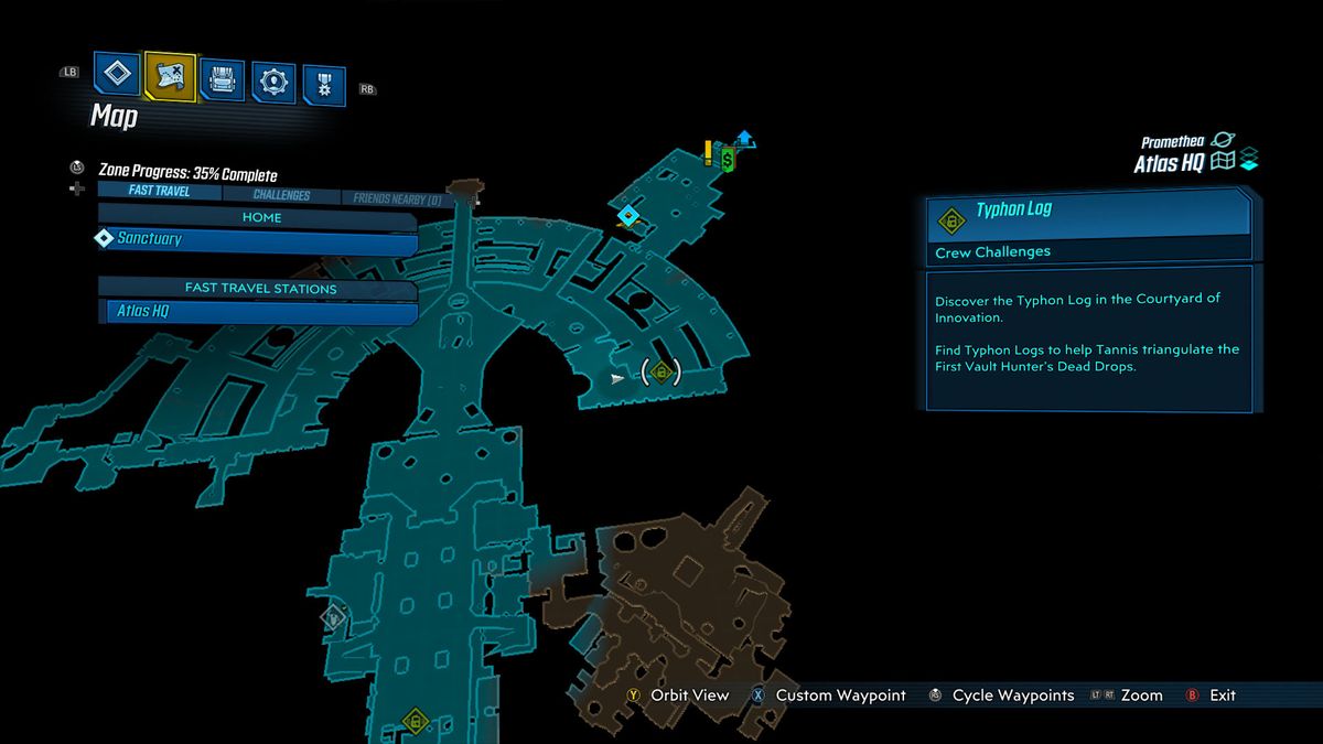 Promethea & Athenas Typhon Logs - Borderlands 3 Typhon Log locations ...