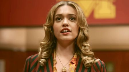 Aimee Lou Wood in her break role on Sex Education.