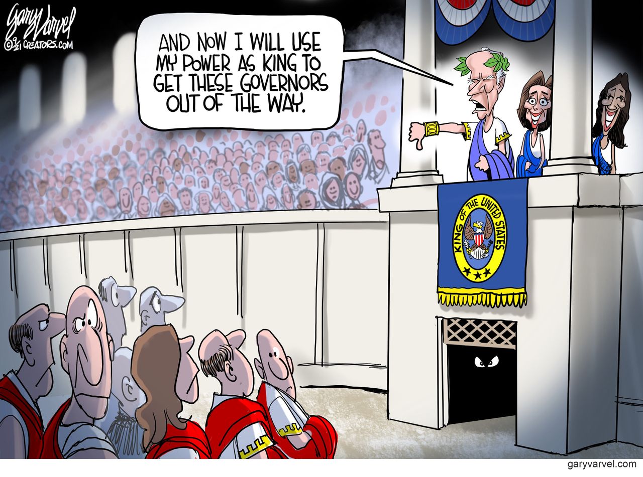 Political Cartoon.