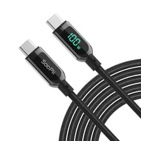 SOOPII 100W USB-C Cable with LED Display: was $13 now $9 @ Amazon